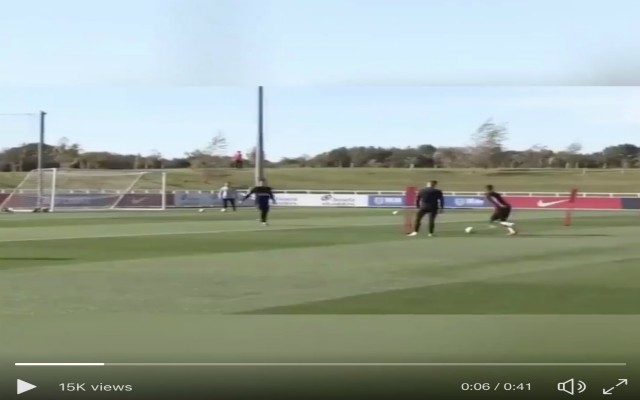 Rashford England training