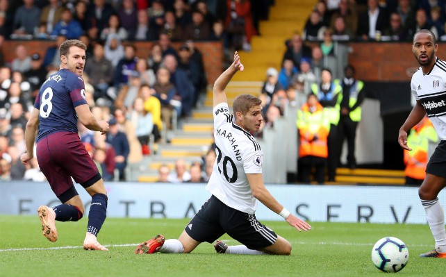 aaron ramsey vs fulham