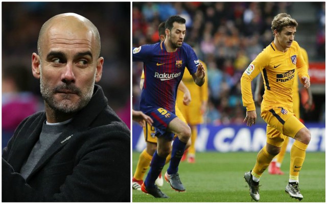 guardiola busquets griezmann