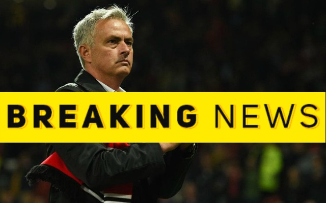 mourinho breaking news