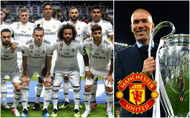 zidane real madrid man utd