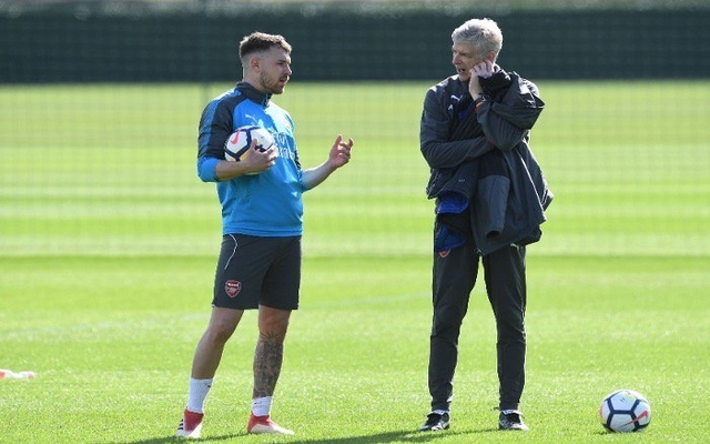 Aaron Ramsey and Arsene Wenger