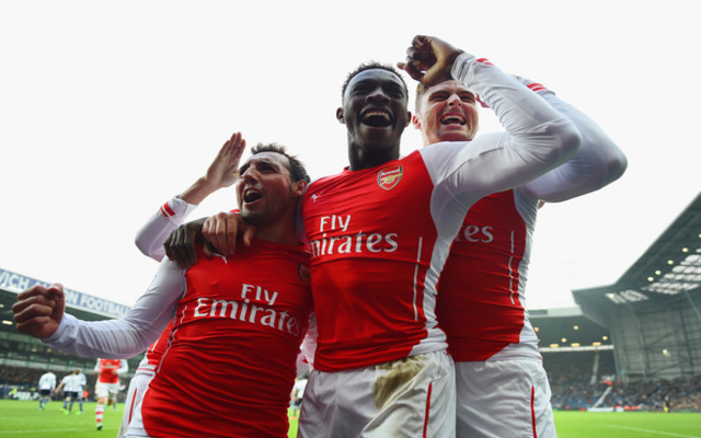 Cazorla, Welbeck and Giroud at Arsenal