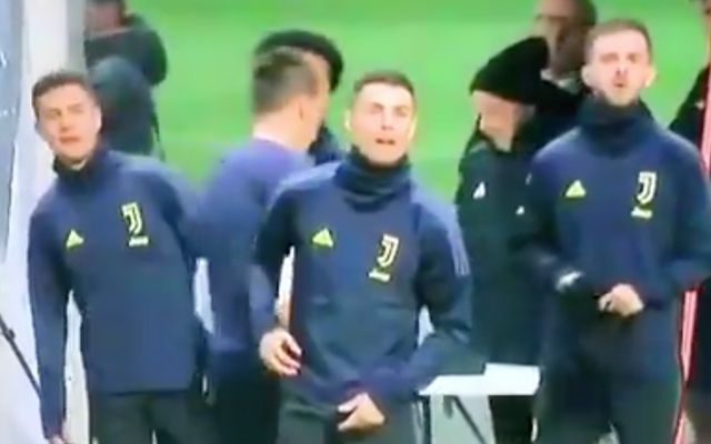 Cristiano Ronaldo training trick