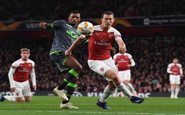 Lichsteiner for Arsenal vs Sporting