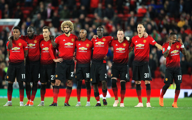 Manchester United team vs Derby