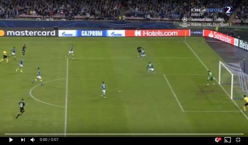 Mbappe assists Bernat for PSG VS Napoli