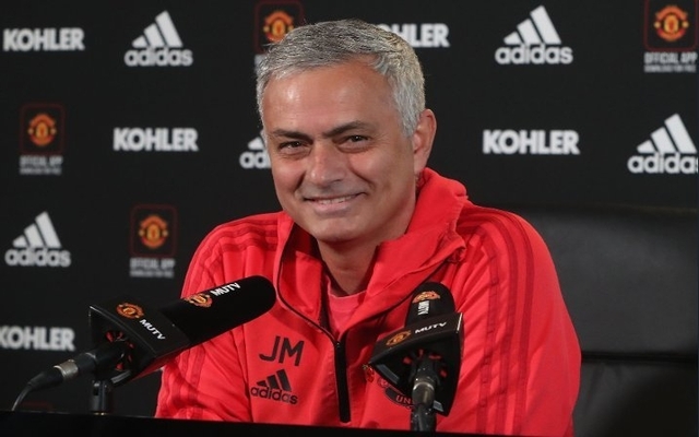 Mourinho laughing