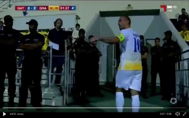 Sneijder outburst after being sent off