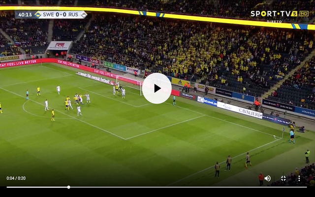 Victor Lindelof scores for Sweden