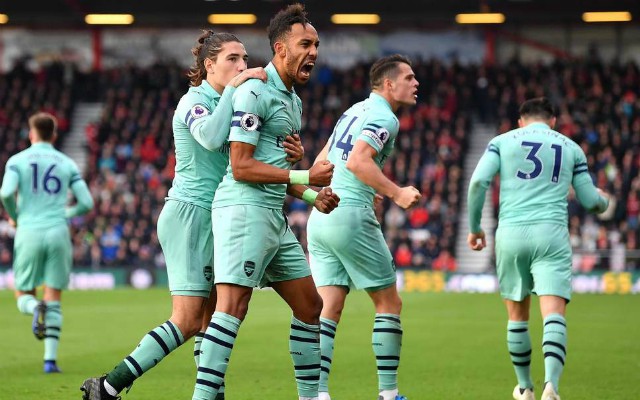 aubameyang vs bournemouth