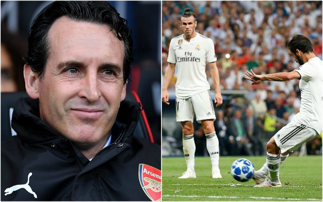 emery bale isco arsenal real madrid