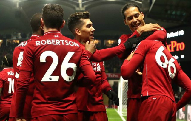 firmino van dijk alexander arnold liverpool