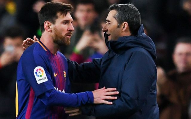 messi valverde barcelona