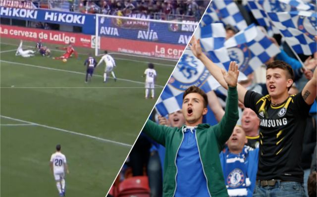 courtois chelsea fans