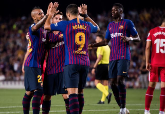 suarez vidal dembele barcelona