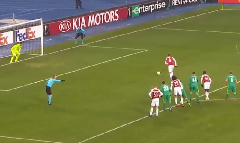 ramsey goal video