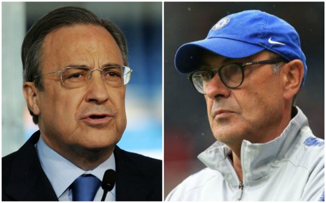 real madrid perez sarri chelsea