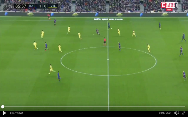 Carles Alena scores first La Liga goal for Barcelona after assist from Messi