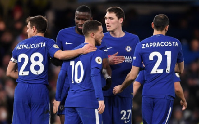 Chelsea team celebrate