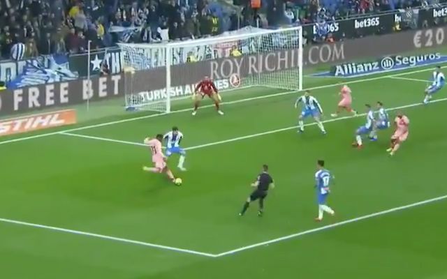 Dembele goal Barcelona Espanyol