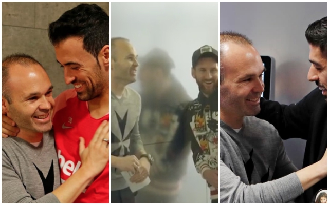 Iniesta Barcelona reunion