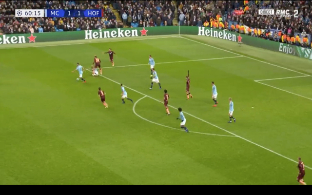 Leroy Sane scores second goal against Hoffenheim for City