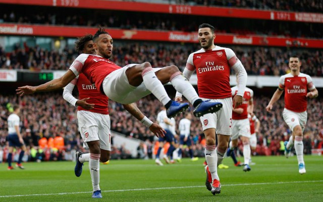 aubameyang arsenal tottenham