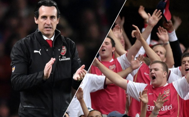 emery arsenal fans