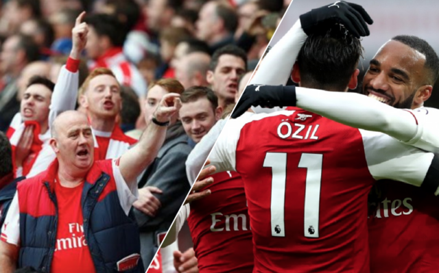 arsenal fans ozil
