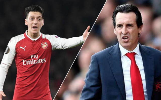ozil emery arsenal