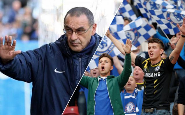 sarri chelsea fans