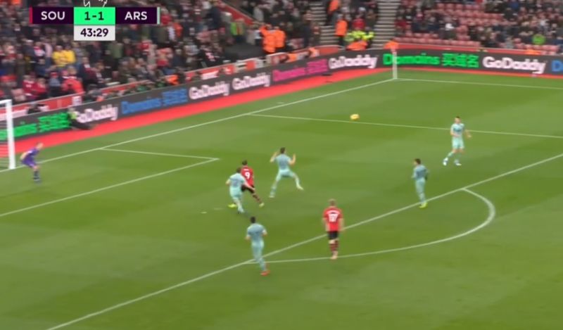 ings goal vs arsenal