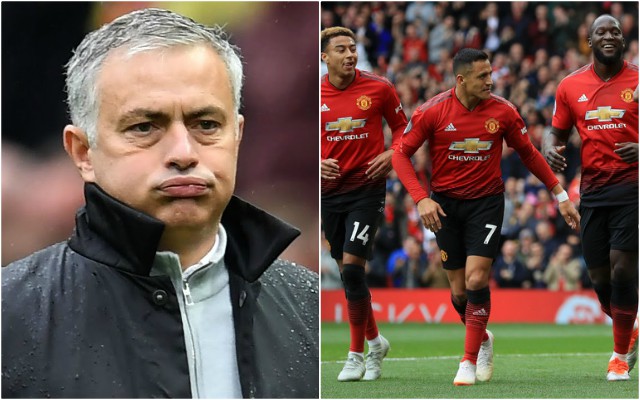 mourinho lingard sanchez lukaku united