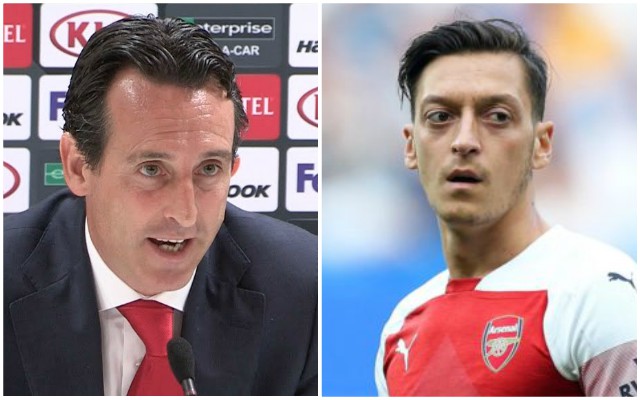 unai emery mesut ozil arsenal