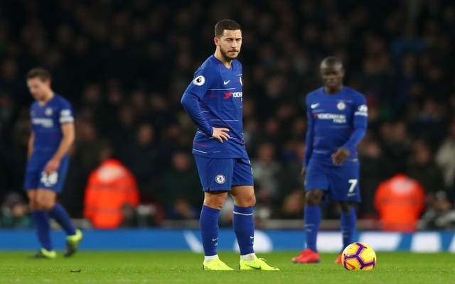 Hazard-looks-on-during-Chelseas-defeat-to-Arsenal