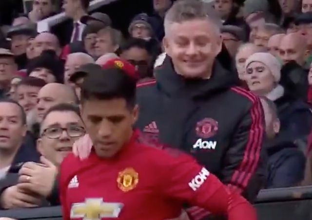 Solskjaer-Sanchez-bench