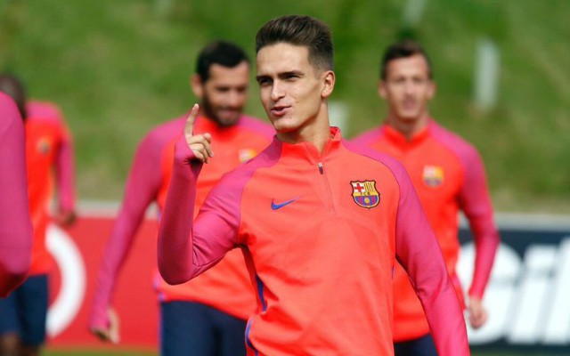 denis suarez barcelona training