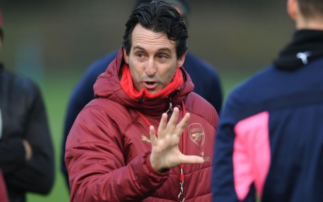 unai emery arsenal training