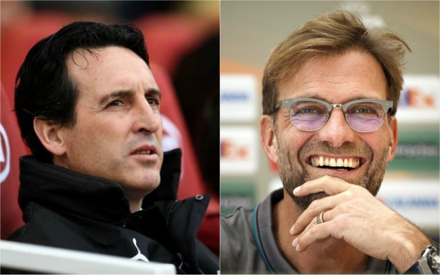 emery klopp arsenal liverpool