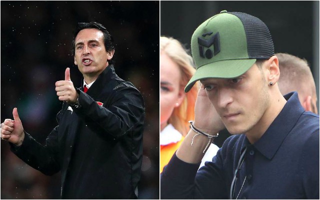 emery ozil arsenal