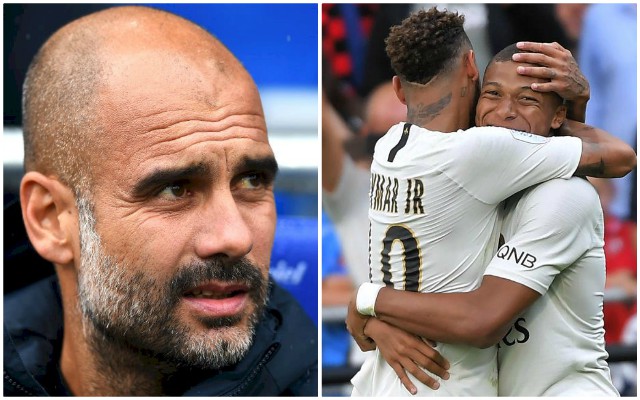guardiola neymar mbappe