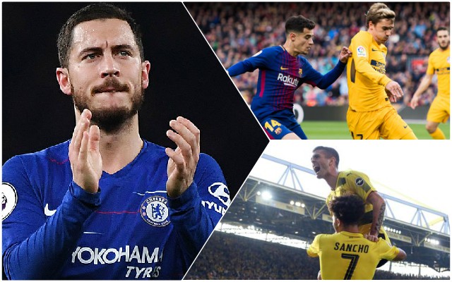 hazard coutinho griezmann sancho pulisic chelsea