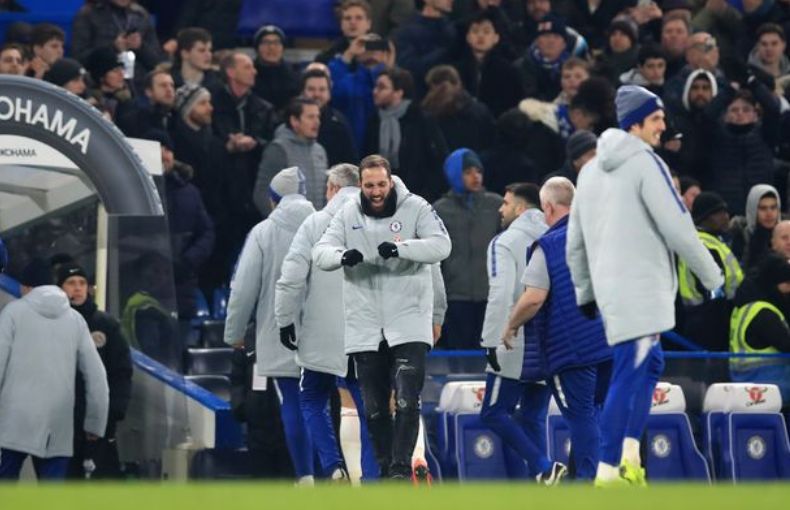 higuain celebration