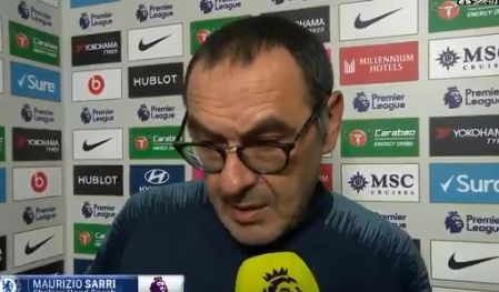 sarri video interview chelsea pulisic transfer