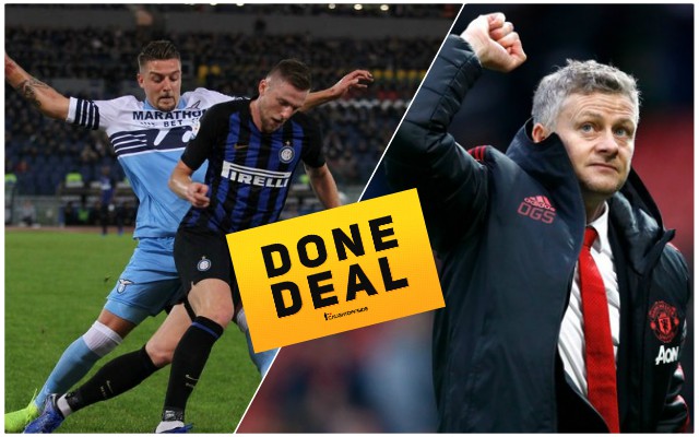 skriniar milinkovic-savic solskjaer man utd