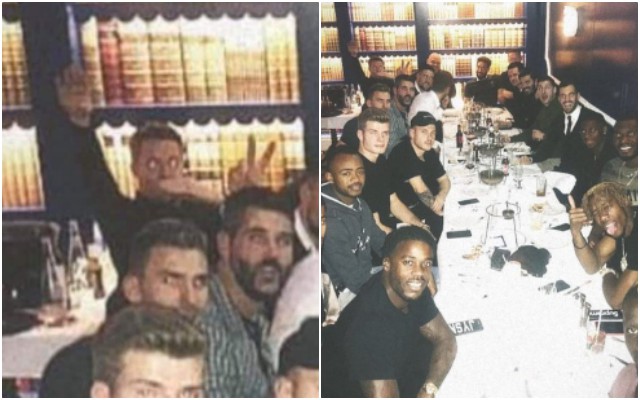 wayne hennessey nazi salute in max meyer photo