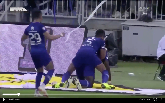 Bafetimbi-Gomis-scares-kid-with-goal-celebration-hands-him-shirt-at-the-end-of-the-game