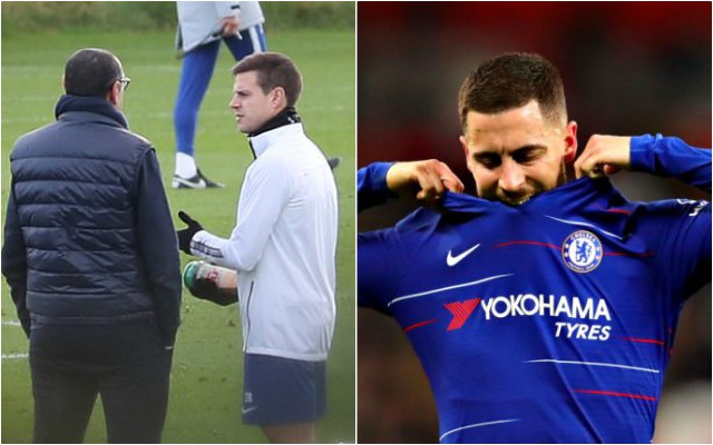 sarri azpilicueta hazard chelsea