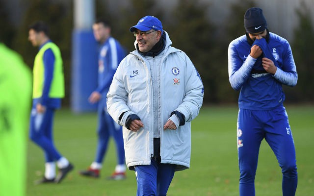 sarri chelsea training